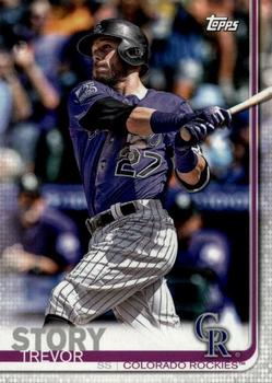 2019 Topps Colorado Rockies #CO-3 Trevor Story Front