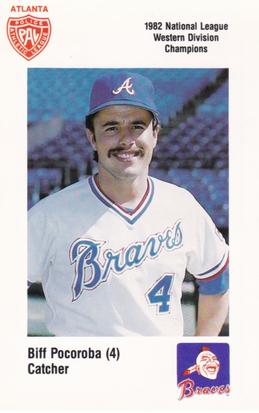 1983 Atlanta Braves Police #NNO Biff Pocoroba Front