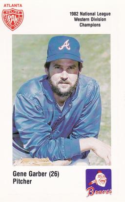 1983 Atlanta Braves Police #NNO Gene Garber Front