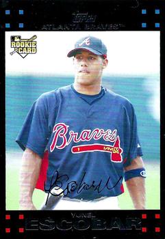 2007 Topps Updates & Highlights #UH172 Yunel Escobar Front