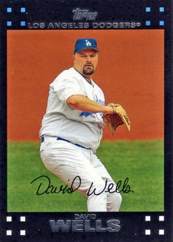 2007 Topps Updates & Highlights #UH15 David Wells Front