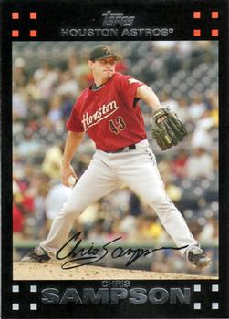 2007 Topps Updates & Highlights #UH93 Chris Sampson Front
