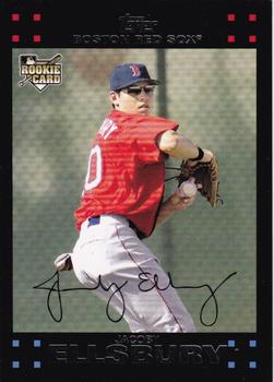2007 Topps Updates & Highlights #UH100 Jacoby Ellsbury Front