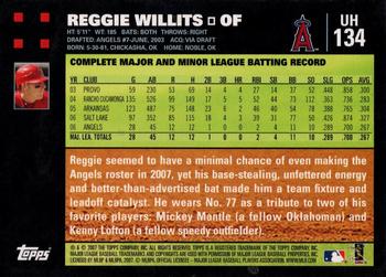 2007 Topps Updates & Highlights #UH134 Reggie Willits Back