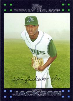 2007 Topps Updates & Highlights #UH144 Edwin Jackson Front