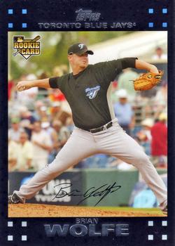 2007 Topps Updates & Highlights #UH196 Brian Wolfe Front