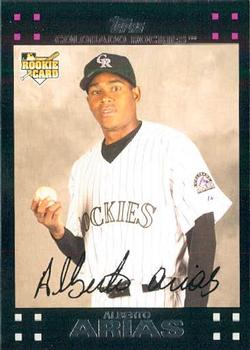 2007 Topps Updates & Highlights #UH201 Alberto Arias Front