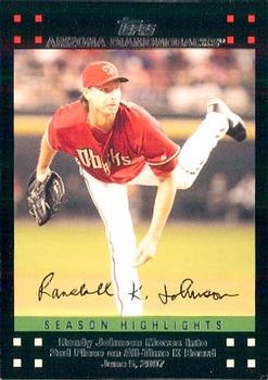 2007 Topps Updates & Highlights #UH211 Randy Johnson Front