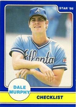 1986 Star Dale Murphy - Separated #1 Dale Murphy Front