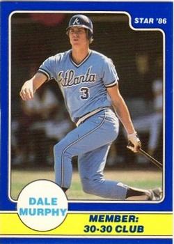 1986 Star Dale Murphy - Separated #9 Dale Murphy Front