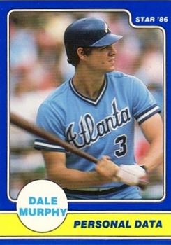 1986 Star Dale Murphy - Separated #11 Dale Murphy Front