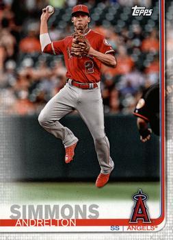 2019 Topps Los Angeles Angels #A-5 Andrelton Simmons Front