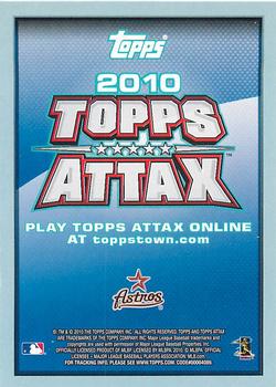 2010 Topps Attax - Code Cards #NNO Lance Berkman Back