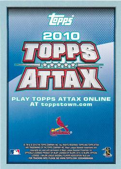 2010 Topps Attax - Code Cards #NNO Chris Carpenter Back