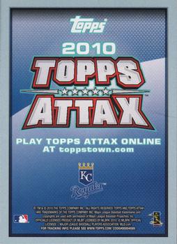 2010 Topps Attax - Code Cards #NNO Zack Greinke Back