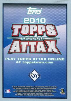 2010 Topps Attax - Code Cards #NNO Evan Longoria Back