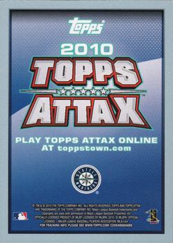 2010 Topps Attax - Code Cards #NNO Ichiro Suzuki Back