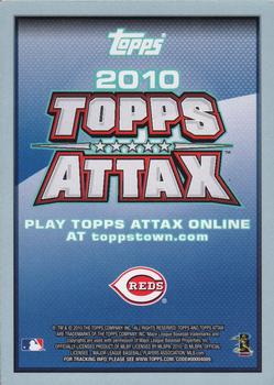 2010 Topps Attax - Code Cards #NNO Joey Votto Back