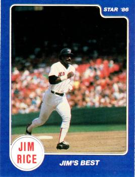 1986 Star Jim Rice - Separated #10 Jim Rice Front