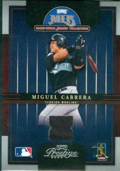 2005 Playoff Prestige - MLB Game-Worn Jersey Collection #10 Miguel Cabrera Front