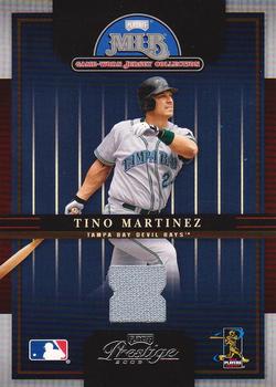 2005 Playoff Prestige - MLB Game-Worn Jersey Collection #14 Tino Martinez Front