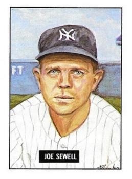 1982 TCMA New York Yankees Yearbook (1951 Bowman Style) #13 Joe Sewell Front
