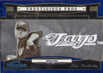 2005 Playoff Prestige - Prestigious Pros Blue #PP-78 Roy Halladay Front