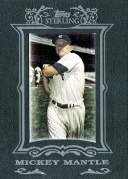 2007 Topps Sterling #19 Mickey Mantle Front