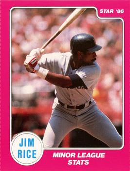 1986 Star Jim Rice - Sticker - Separated #2 Jim Rice Front