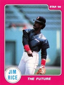 1986 Star Jim Rice - Sticker - Separated #12 Jim Rice Front