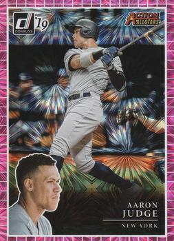 2019 Donruss - Action All-Stars Pink Fireworks #AA2 Aaron Judge Front