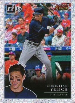 2019 Donruss - Action All-Stars Rapture #AA13 Christian Yelich Front