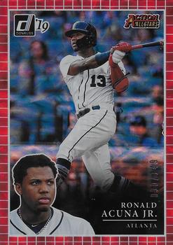 2019 Donruss - Action All-Stars Red #AA12 Ronald Acuna Jr. Front