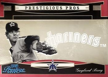 2005 Playoff Prestige - Prestigious Pros Red #PP-36 Gaylord Perry Front