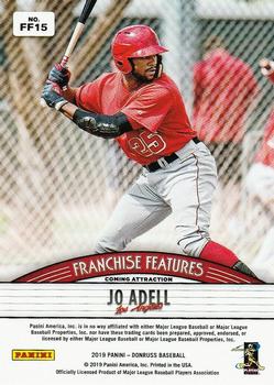 2019 Donruss - Franchise Features #FF15 Mike Trout / Jo Adell Back