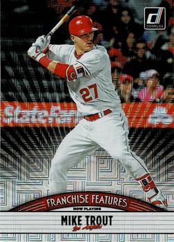 2019 Donruss - Franchise Features Diamond #FF15 Jo Adell / Mike Trout Front