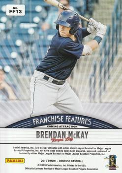 2019 Donruss - Franchise Features Pink Fireworks #FF13 Anthony Rizzo / Brendan McKay Back