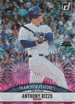 2019 Donruss - Franchise Features Pink Fireworks #FF13 Anthony Rizzo / Brendan McKay Front