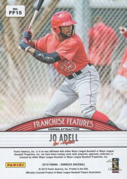 2019 Donruss - Franchise Features Rapture #FF15 Jo Adell / Mike Trout Back