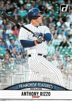 2019 Donruss - Franchise Features Vector #FF13 Anthony Rizzo / Brendan McKay Front