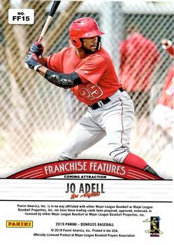 2019 Donruss - Franchise Features Bronze #FF15 Jo Adell / Mike Trout Back