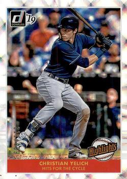 2019 Donruss - Highlights #H7 Christian Yelich Front