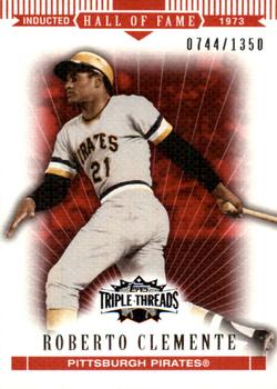 2007 Topps Triple Threads #4 Roberto Clemente Front
