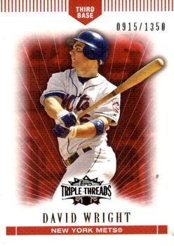 2007 Topps Triple Threads #5 David Wright Front