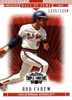 2007 Topps Triple Threads #26 Rod Carew Front