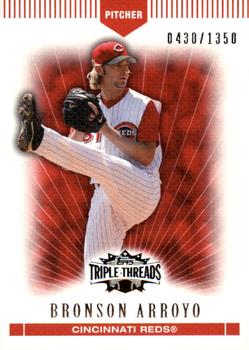 2007 Topps Triple Threads #54 Bronson Arroyo Front