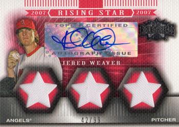 2007 Topps Triple Threads #142 Jered Weaver Front