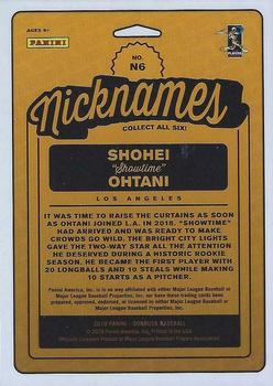 2019 Donruss - Nicknames #N6 Shohei Ohtani Back