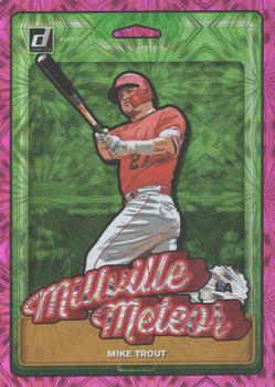 2019 Donruss - Nicknames Pink Fireworks #N3 Mike Trout Front