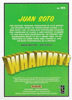 2019 Donruss - Whammy #W4 Juan Soto Back
